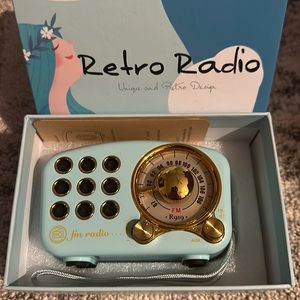 Retro Radio portable vintage radio speaker